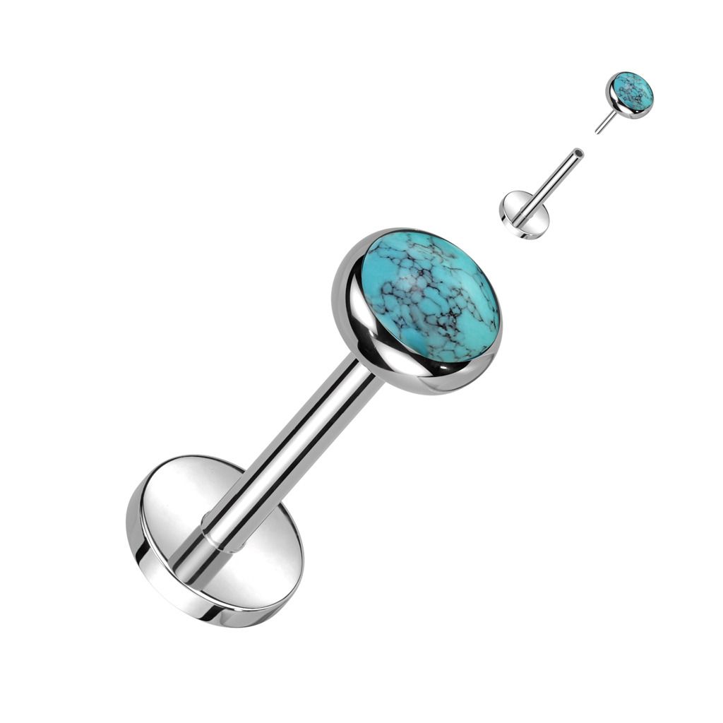 Levně S4U Piercing do brady - PUSH IN labreta TITAN - TIT1319