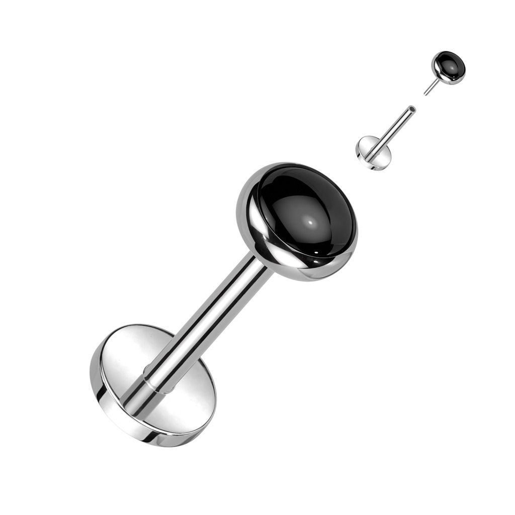 Levně S4U Piercing do brady - PUSH IN labreta TITAN - TIT1317