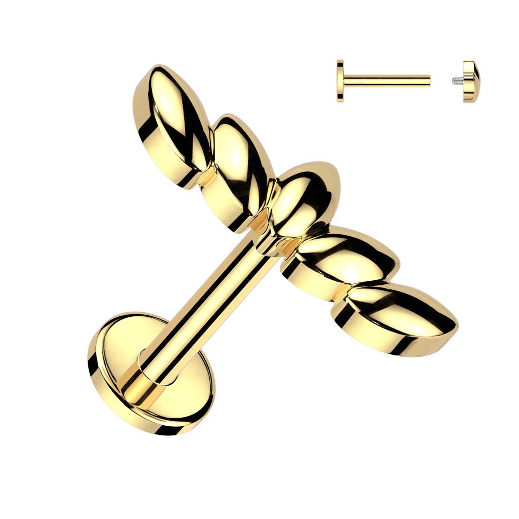Levně S4U Piercing do brady labreta / cartilge (1,2 x 6 mm) - LB1119-1206