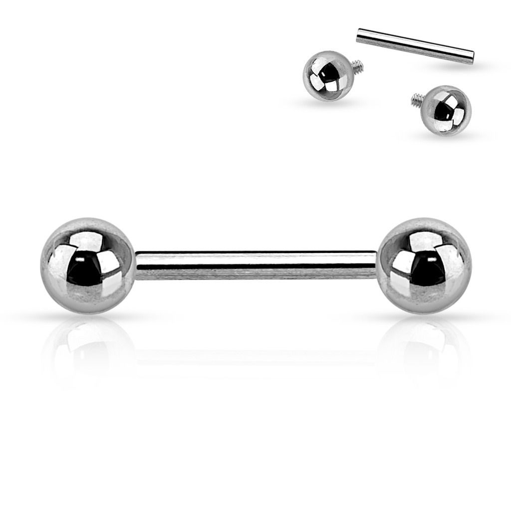 Cartilage piercing TITAN (1,2 x 6 x 3 mm) - TIT1007-12063
