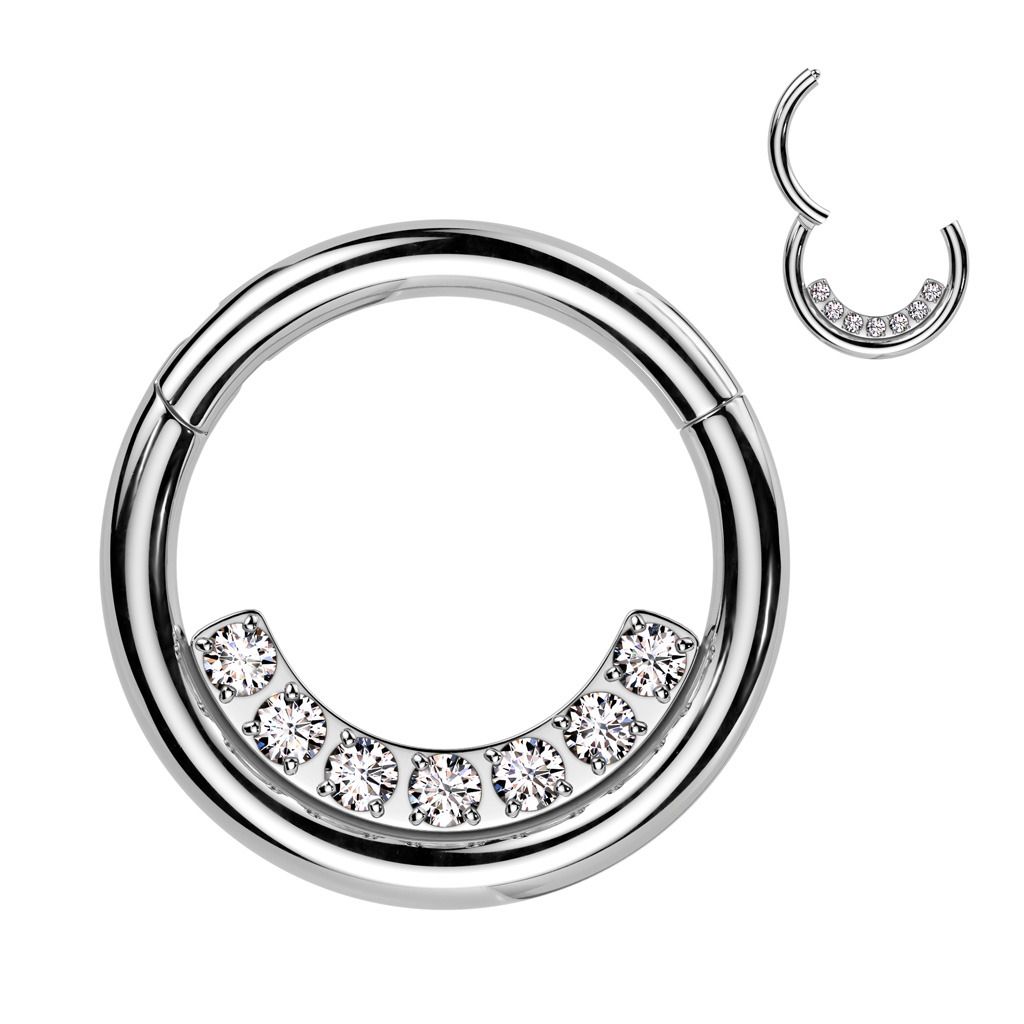 Levně Segment kruh septum / cartilage / tragus piercing (1,2 x 8 mm) - K1047-1208