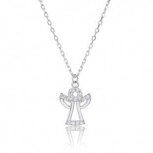 Střibrný náhrdelník andílek