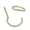 Piercing segment půlkruh TITAN (1,2 x 8 mm)