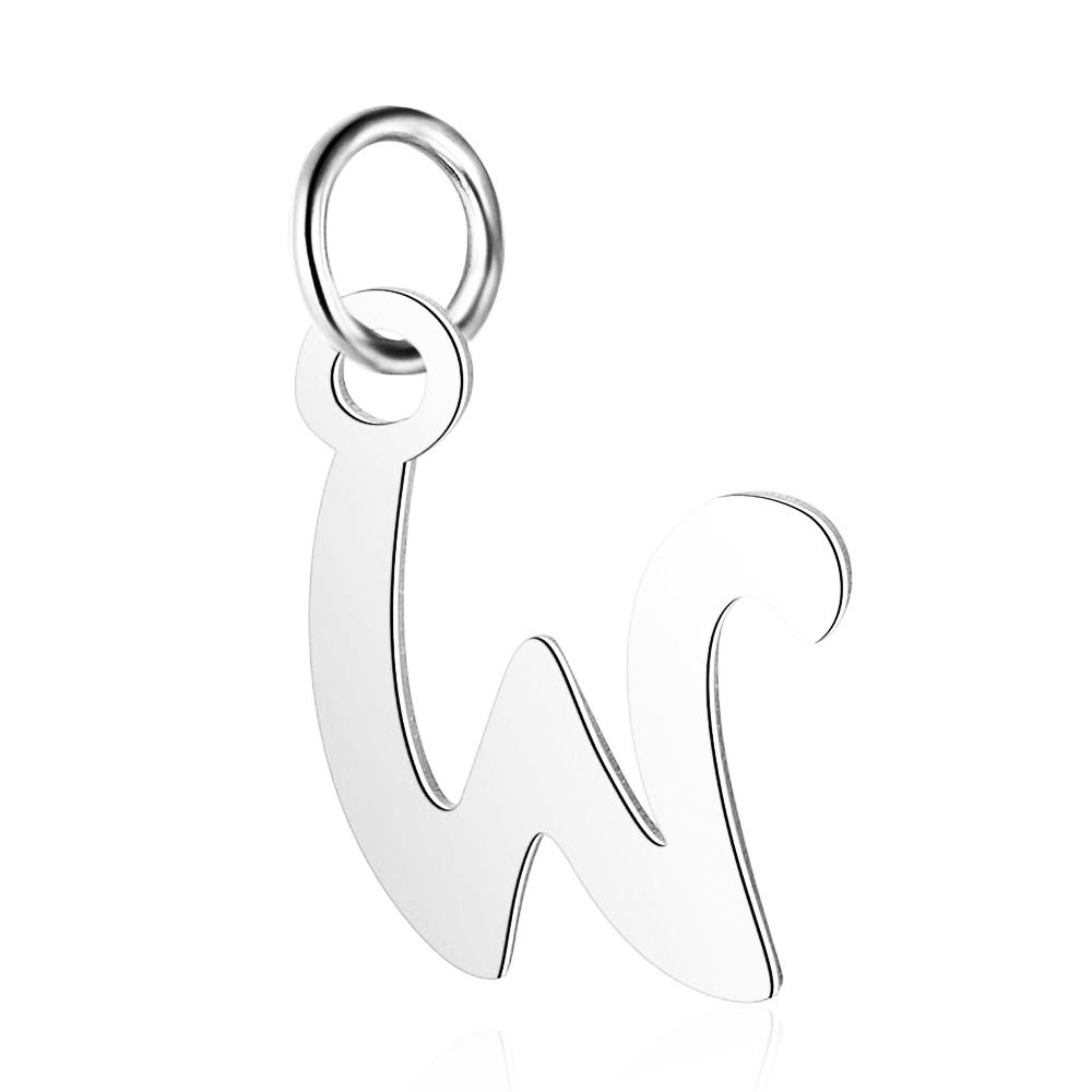 Levně S4U Ocelový přívěsek - iniciála W - OPP1707-W