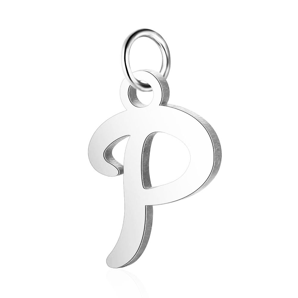 Levně S4U Ocelový přívěsek - iniciála P - OPP1707-P