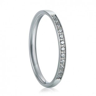 AN1048 Dámský snubní ocelový prsten