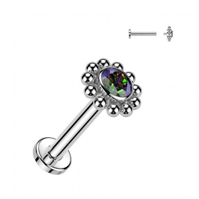 Piercing do brady / ucha TITAN (vitrail medium 1,2 x 6 mm)