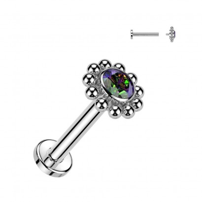 Piercing do brady / ucha TITAN (vitrail medium 1,2 x 8 mm)