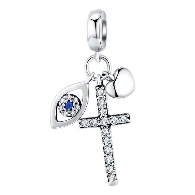 NUBIS Stříbrný přívěsek korálek na náramek - NB-8333