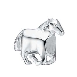 NUBIS Stříbrný přívěsek korálek na náramek kůň - NB-8265