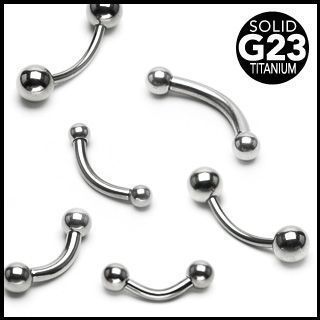 Levně Piercing do obočí TITAN (5 mm, 1,6 x 14 mm)