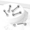 Cartilage piercing/tragus piercing se zirkony (1,2 x 8 x 3)