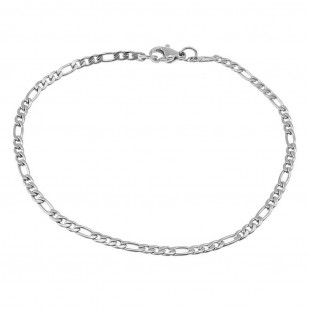 Pánský/dámský ocelový náramek figaro