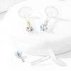 BioFlex piercing do brady hvězdička (1,2 x 8 mm)