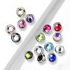 Náhradní kamínek, závit 1,2 mm, průměr 3 mm (vitrail medium)