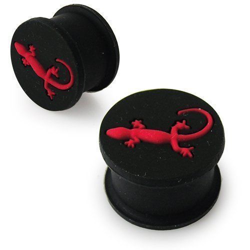 Levně Plug silikon s červenou ješterkou (12 mm)