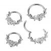 Segment kruh - helix / cartilage / tragus piercing TITAN (1,2 x 10 mm)