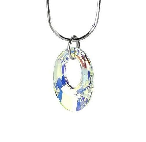 Levně Stříbrný přívěsek Helios Crystal AB se Swarovski Elements