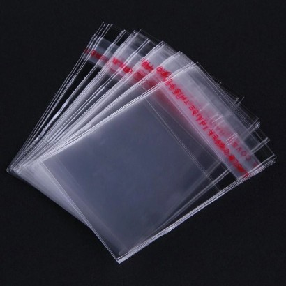 Celofánové sáčky s klopou a lepícím proužkem 30 x 40 mm / 1000 ks