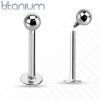 Piercing do brady - labreta TITAN (3 mm, 1,2 x 12 mm)
