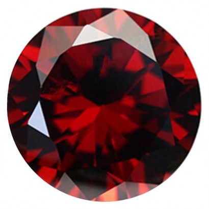 CZ Kubický zirkon - Garnet, 100 ks (2 mm)