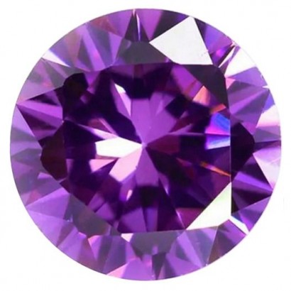 CZ Kubický zirkon - Amethyst, 100 ks (1,75 mm)
