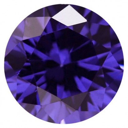 CZ Kubický zirkon - Tanzanite, 100 ks (1,25 mm)