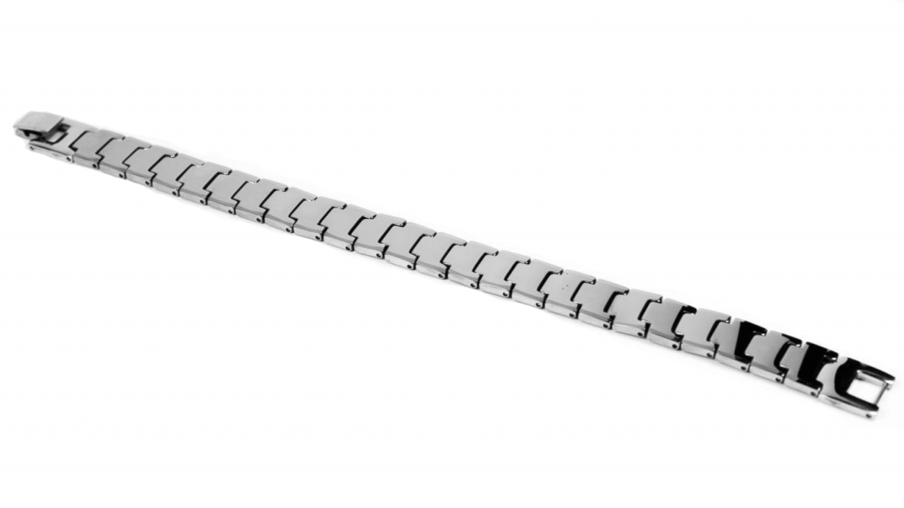 Wolframový náramek s léčivými magnety