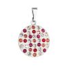 Přívěsek bižuterie se Swarovski krystaly červený kulatý 54021.3 light siam