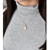 Stříbrný přívěsek s krystalem Swarovski bílý ovál 34245.4 light grey delite