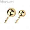 Kulička k PUSH IN piercingu TITAN (5 mm)