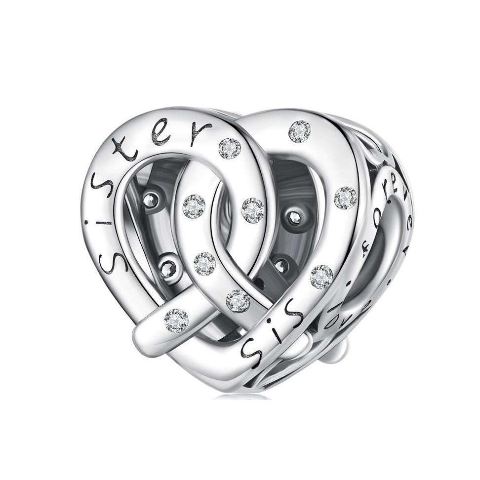 NUBIS Stříbrný přívěsek korálek na náramek - B0281