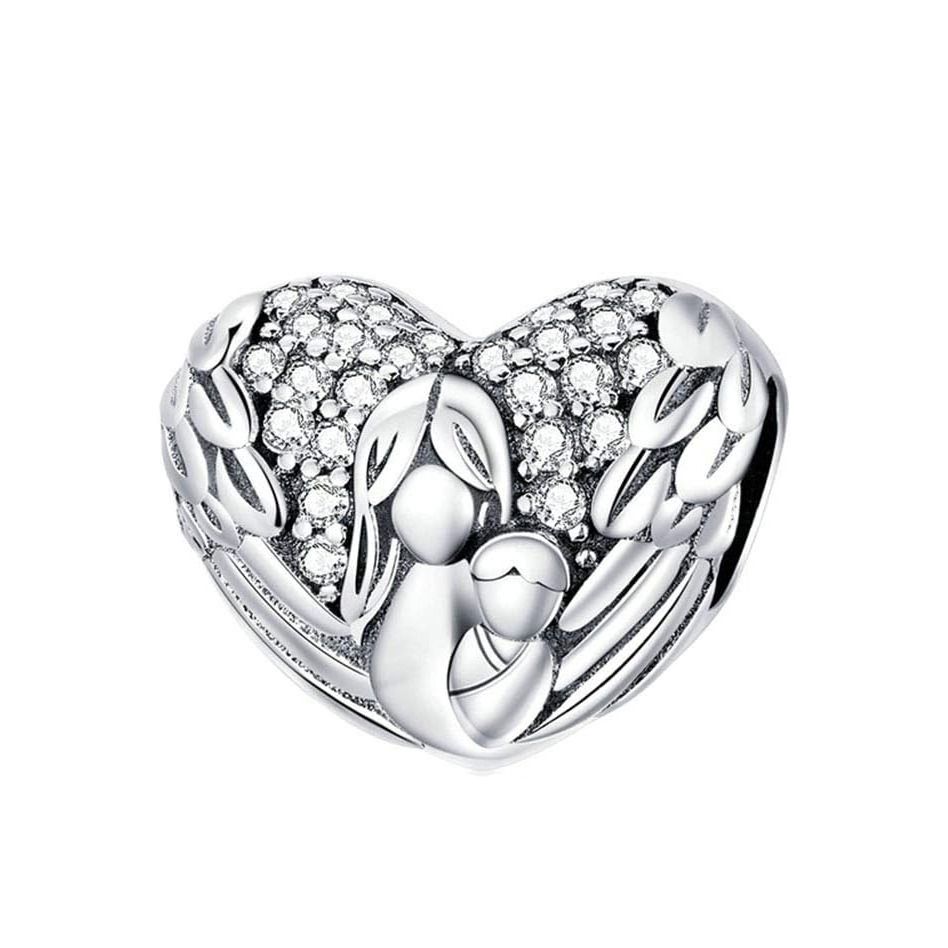 NUBIS Stříbrný přívěsek korálek na náramek - B0853