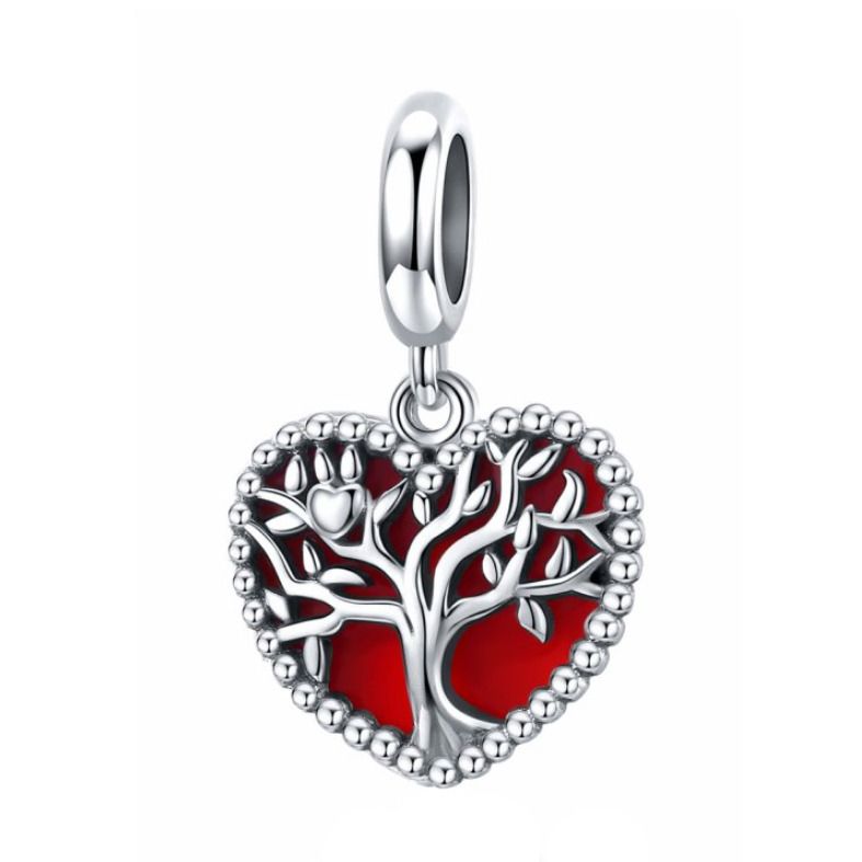 NUBIS Stříbrný přívěsek korálek strom života - B0871