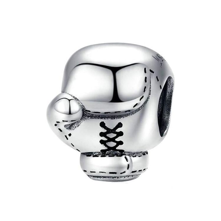 NUBIS Stříbrný přívěsek korálek boxovací rukavice - B0837