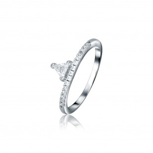 Stříbrný prstýnek vel. 53