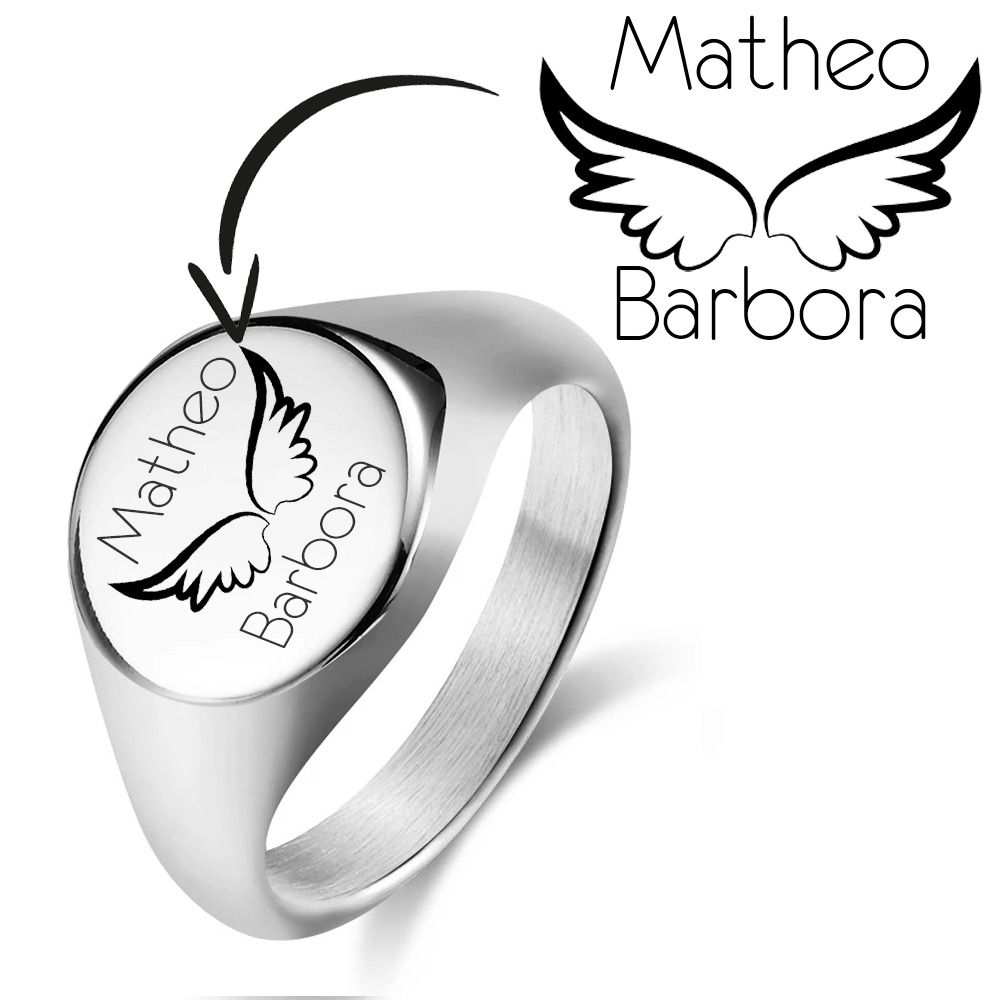 S4U Personalizovaný ocelový prsten (62) - OPR310ST-62