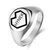 Personalizovaný ocelový prsten (66)