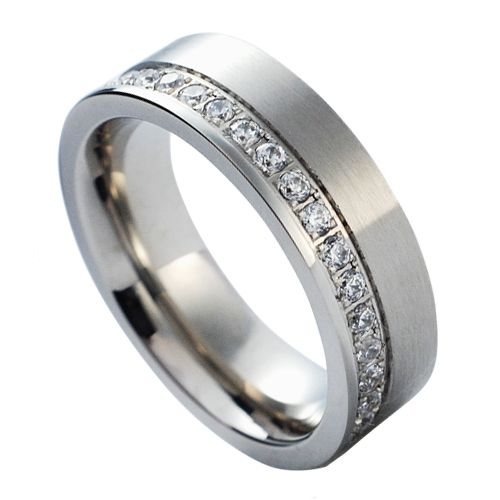 NUBIS NSS1012 Dámský snubní prsten se zirkony (46) - NSS1012-Zr-46