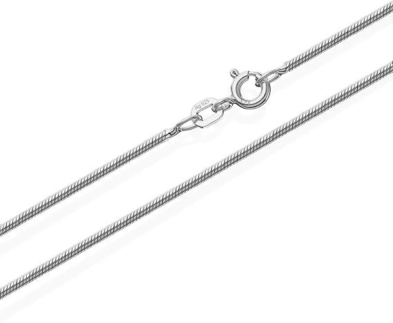 Stříbrný řetízek kulatý had 50 cm