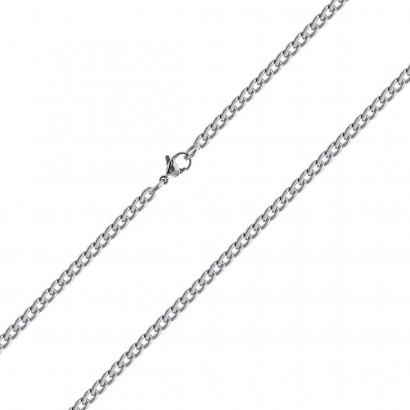 Ocelový řetízek, šíře 4 mm (45 cm)