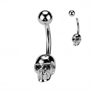 Piercing do pupíku lebka
