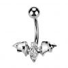 Piercing do pupíku netopýr - TITAN
