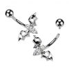 Piercing do pupíku netopýr - TITAN