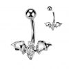Piercing do pupíku netopýr - TITAN