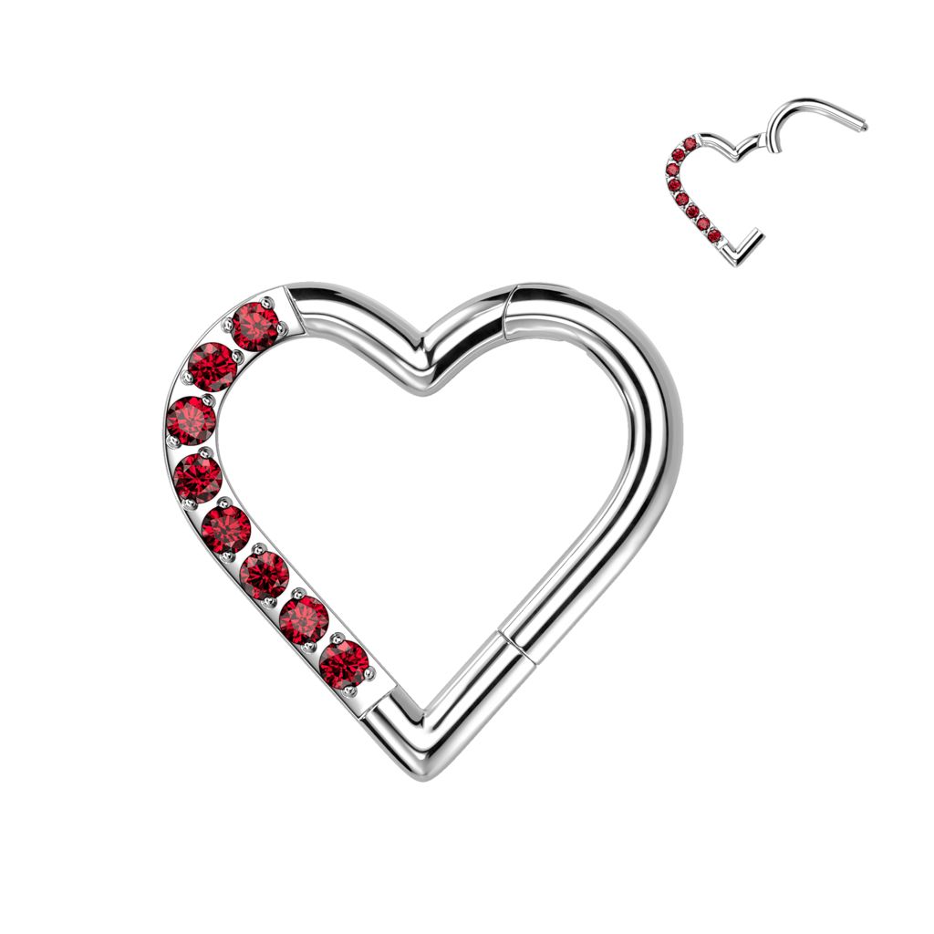 Levně Segment kruh - helix / cartilage / tragus / septum piercing TITAN