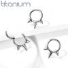 Piercing segment kruh TITAN s hroty (1,2 x 10 mm)
