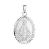 Stříbrný přívěsek madailon Madonka 64089