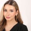 Pozlacené stříbrné náušnice tvarované kruhy 61105