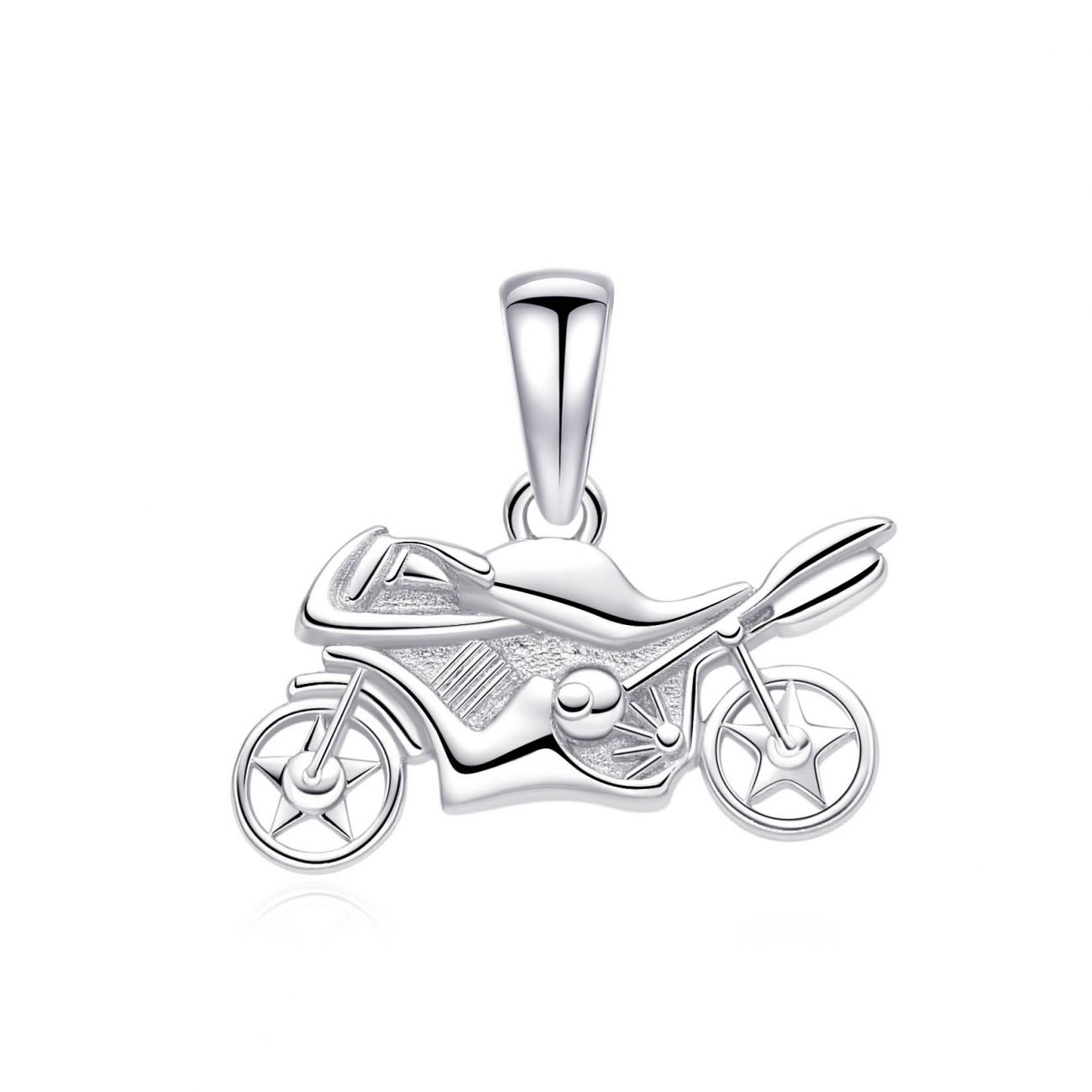 NUBIS Stříbrný přívěsek motorka - NB-4564